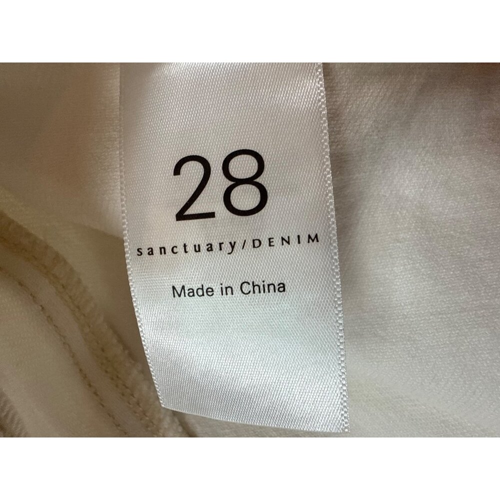 Sanctuary Brooklyn Women White High-Waisted Cargo Jogger sz 28 Pants (bin ii164) - Picture 11 of 16